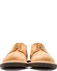 beige Wildleder Derby Schuhe von Common Projects