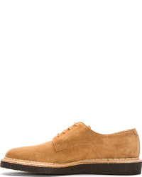 beige Wildleder Derby Schuhe von Common Projects