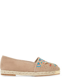 beige Wildleder Espadrilles von Giuseppe Zanotti