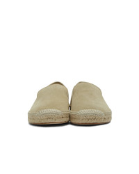 beige Wildleder Espadrilles von Loewe