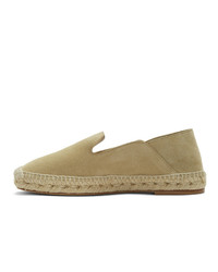 beige Wildleder Espadrilles von Loewe