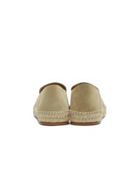 beige Wildleder Espadrilles von Loewe