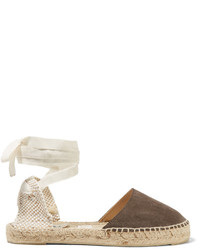 beige Wildleder Espadrilles von Manebi