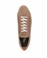 beige Wildleder niedrige Sneakers von Common Projects