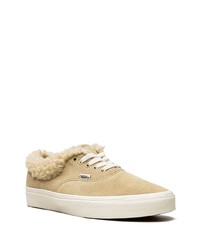 beige Wildleder niedrige Sneakers von Vans