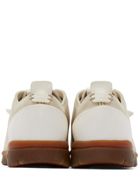 beige Wildleder niedrige Sneakers von Feit