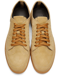 beige Wildleder niedrige Sneakers von Loewe