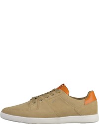 beige Wildleder niedrige Sneakers von Boxfresh