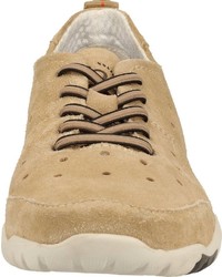 beige Wildleder niedrige Sneakers von Bugatti