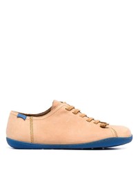 beige Wildleder niedrige Sneakers von Camper