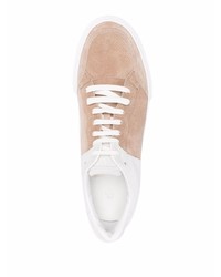 beige Wildleder niedrige Sneakers von Eleventy