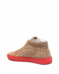 beige Wildleder niedrige Sneakers von Hide&Jack