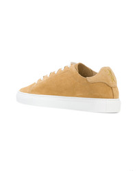 beige Wildleder niedrige Sneakers von Billionaire