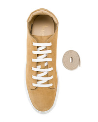 beige Wildleder niedrige Sneakers von Billionaire