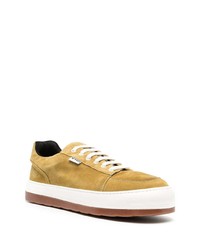 beige Wildleder niedrige Sneakers von Sunnei