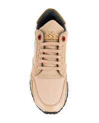 beige Wildleder niedrige Sneakers von Royaums