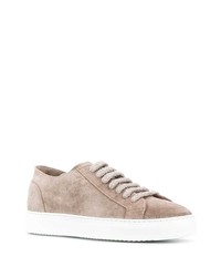 beige Wildleder niedrige Sneakers von Doucal's