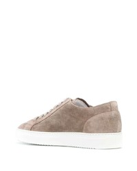 beige Wildleder niedrige Sneakers von Doucal's