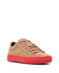 beige Wildleder niedrige Sneakers von Hide&Jack