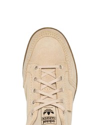 beige Wildleder niedrige Sneakers von adidas