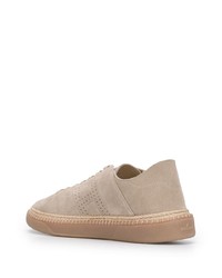 beige Wildleder niedrige Sneakers von Hogan