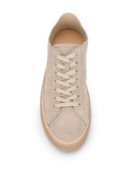 beige Wildleder niedrige Sneakers von Hogan