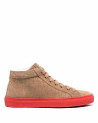 beige Wildleder niedrige Sneakers von Hide&Jack