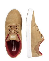 beige Wildleder niedrige Sneakers von Jack & Jones