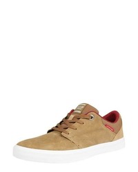 beige Wildleder niedrige Sneakers von Jack & Jones