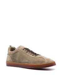 beige Wildleder niedrige Sneakers von Officine Creative