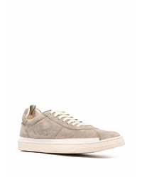 beige Wildleder niedrige Sneakers von Officine Creative