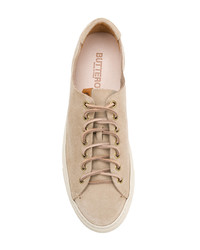 beige Wildleder niedrige Sneakers von Buttero