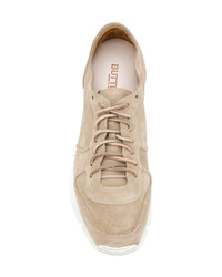 beige Wildleder niedrige Sneakers von Buttero