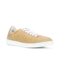 beige Wildleder niedrige Sneakers von Loewe