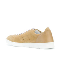 beige Wildleder niedrige Sneakers von Loewe