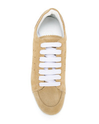 beige Wildleder niedrige Sneakers von Loewe