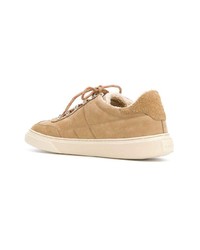 beige Wildleder niedrige Sneakers von Hogan