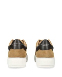 beige Wildleder niedrige Sneakers von Kurt Geiger London