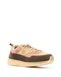 beige Wildleder niedrige Sneakers von Clarks Originals