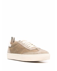 beige Wildleder niedrige Sneakers von Officine Creative