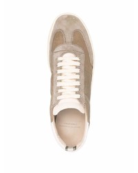 beige Wildleder niedrige Sneakers von Officine Creative