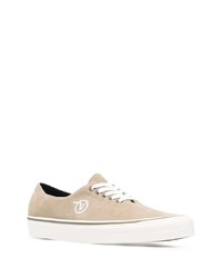 beige Wildleder niedrige Sneakers von Vans