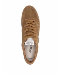 beige Wildleder niedrige Sneakers von AUTRY