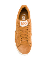 beige Wildleder niedrige Sneakers von Asics