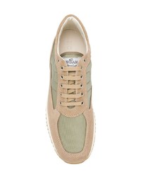 beige Wildleder niedrige Sneakers von Hogan