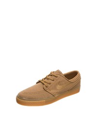 beige Wildleder niedrige Sneakers von Nike Sportswear