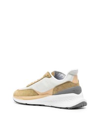 beige Wildleder niedrige Sneakers von PS Paul Smith