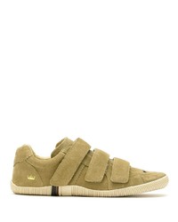 beige Wildleder niedrige Sneakers von OSKLEN