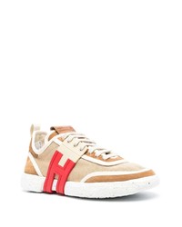 beige Wildleder niedrige Sneakers von Hogan