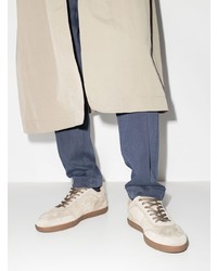 beige Wildleder niedrige Sneakers von Tod's